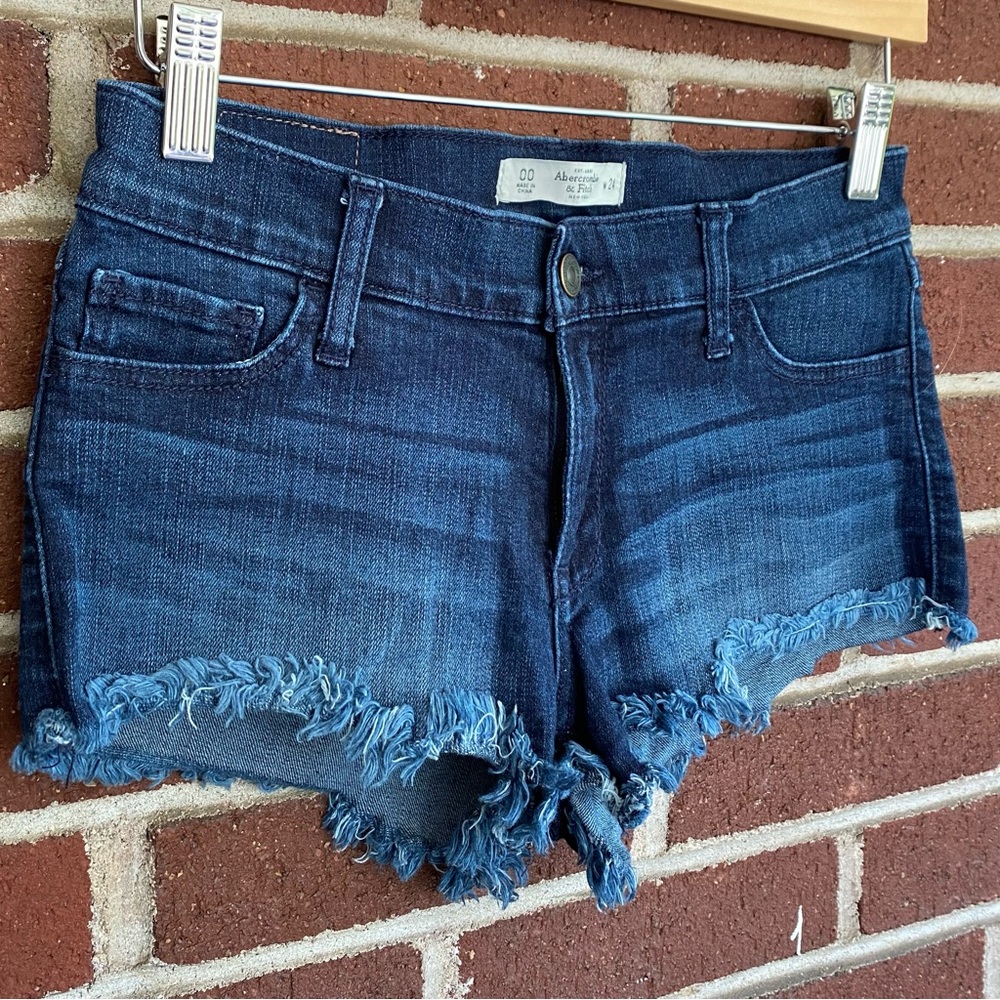 Abercrombie & Fitch Stretch Denim Short Shorts